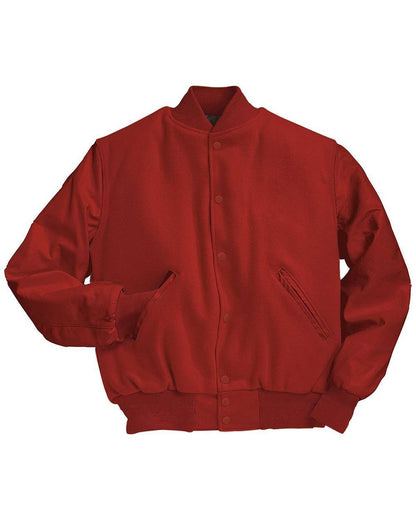 Holloway Men's Varsity Wool Jacket 224183 #color_Scarlet