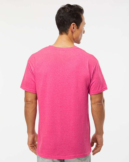 M&O Men's Gold Soft Touch T-Shirt 4800 #colormdl_Neon Pink