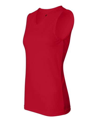 Badger Women's B-Core Sleeveless T-Shirt 4163 #color_Red