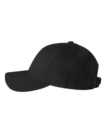 Valucap Heavy Brushed Twill Structured Cap 9910 #color_Black
