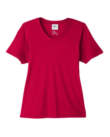 CORE365 Women's Fusion ChromaSoft™ Performance T-Shirt CE111W #color_Classic Red