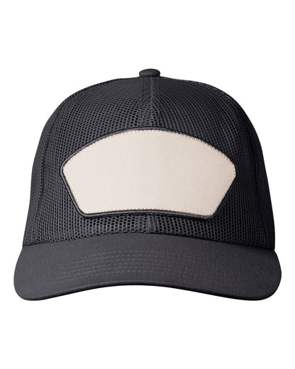 Big Accessories Homestead Mesh Trucker Cap BA682 #color_Black/ Black