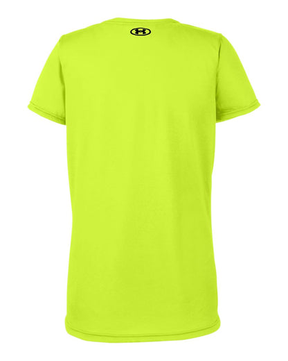 Under Armour Women's Team Tech™ T-Shirt 1376847 #color_High-Vis Yellow/ Black