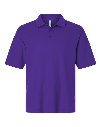 CORE365 Men's Resolve CVC Performance Pique Polo CE106 #color_Campus Purple