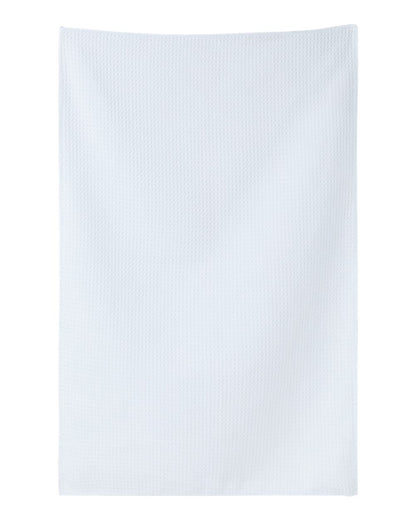 Liberty Bags Sublimation Waffle Weave Golf Towel PSB1625WFL #color_White