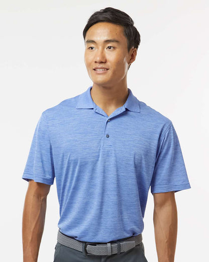 Paragon Men's Dakota Striated Heather Polo 130 #colormdl_Peri Blue Heather