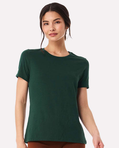 BELLA + CANVAS Women’s Relaxed Jersey Tee 6400 #colormdl_Forest