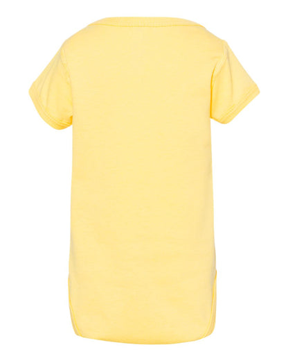Rabbit Skins Infant Fine Jersey Bodysuit 4424 #color_Butter
