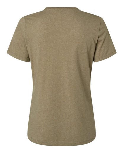 BELLA + CANVAS Women’s Relaxed Fit Heather CVC Tee 6400CVC #color_Heather Olive