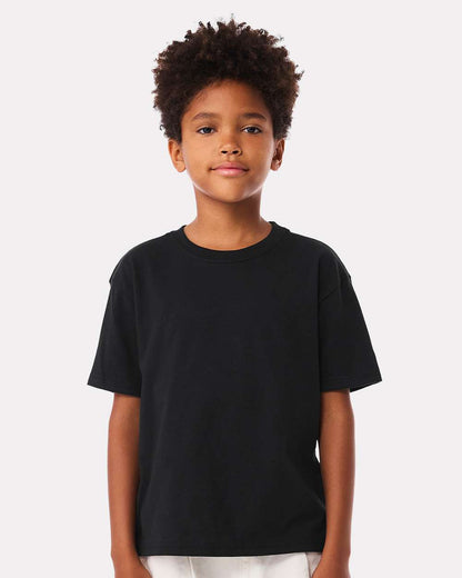 BELLA + CANVAS Youth 6oz. Heavyweight Tee 3010Y #colormdl_Black