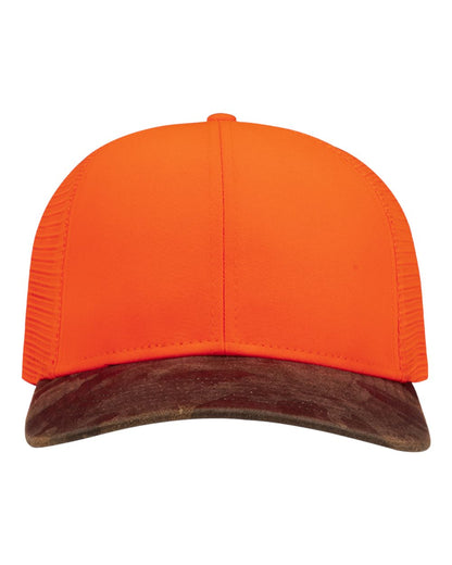 DRI DUCK Covert Trucker Cap 3466 #color_Blaze