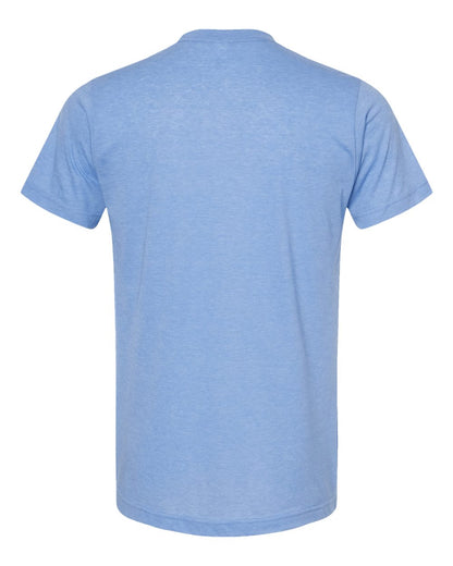 Tultex Poly-Rich T-Shirt 241 #color_Heather Athletic Blue