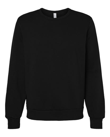 BELLA + CANVAS Sponge Fleece Classic Crewneck Sweatshirt 3911 #color_Black