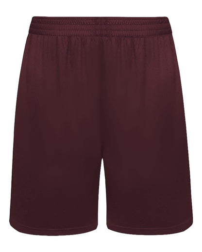 Badger Ultimate SoftLock™ 8" Shorts 4002 #color_Maroon