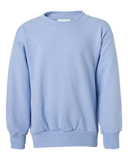 Hanes Youth EcoSmart® Crewneck Sweatshirt P360 #color_Light Blue