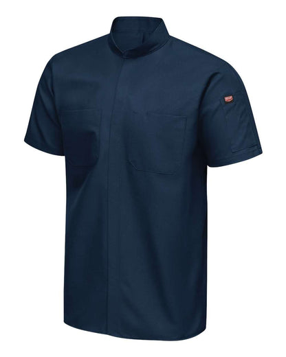 Red Kap Men's Tall Mimix™ Pro+ Short Sleeve Work Shirt With OilBlok SX46T #color_Navy