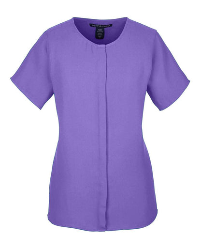 Devon & Jones Women's Perfect Fit™ Crepe Blouse DP612W #color_Grape