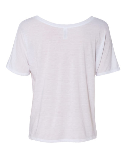 BELLA + CANVAS Women’s Slouchy Tee 8816 #color_White