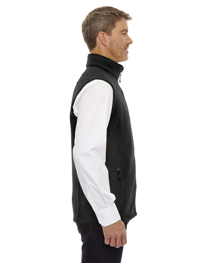 CORE365 Men's Tall Journey Fleece Vest 88191T #colormdl_Black