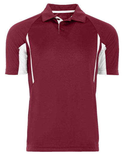 Holloway Men's Two-Tone Avenger Polo 222530 #color_Cardinal/ White