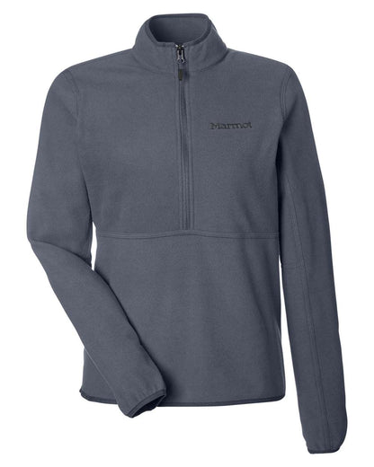 Marmot Women's Rocklin Half-Zip Jacket M12403 #color_Steel Onyx