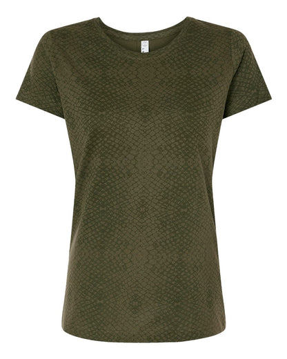 LAT Women's Fine Jersey Tee 3516 #color_Green Reptile
