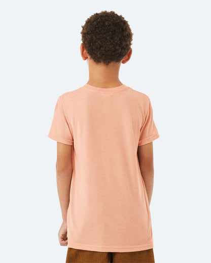 BELLA + CANVAS Youth Jersey Tee 3001Y #colormdl_Peach