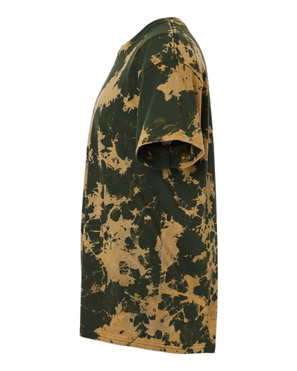 Colortone Unisex Bleach Out Dyed T-Shirt 1385 #color_Green