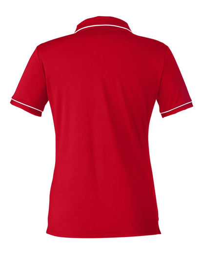 Under Armour Women's Tipped Teams Performance Polo 1376905 #color_Red/ White