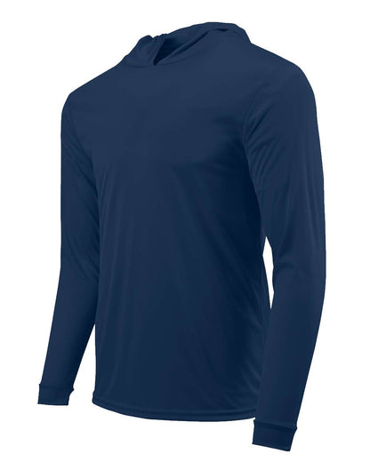 Paragon Youth Bahama Performance Hooded Long Sleeve T-Shirt 221Y #color_Navy