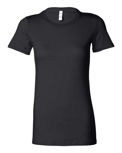 BELLA + CANVAS Women's Slim Fit Tee 6004 #color_Black