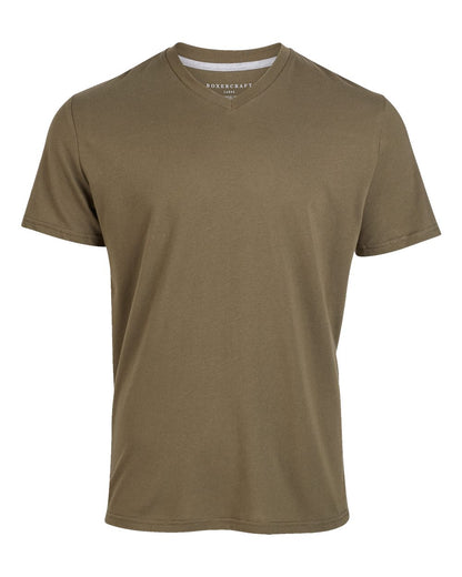 Boxercraft High V-Neck T-Shirt BM2204 #color_Olive