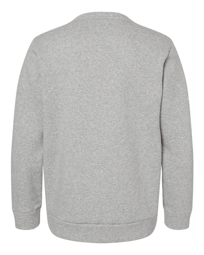 Adidas Unisex Fleece Crewneck Sweatshirt A434 #color_Grey Heather