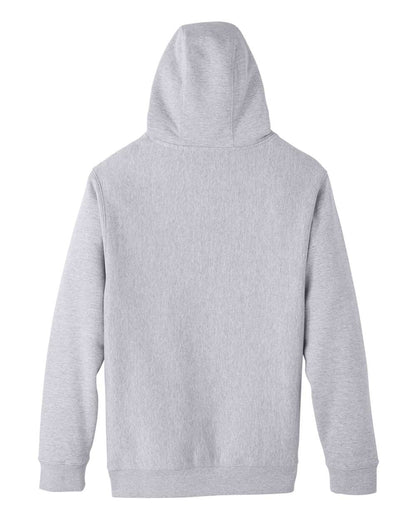 Team 365 Unisex Zone HydroSport™ Heavyweight Hooded Sweatshirt TT96 #color_Athletic Heather