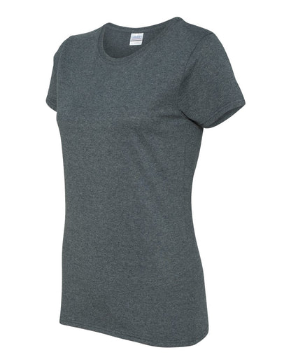 Gildan Women's Heavy Cotton™ T-Shirt 5000L #color_Dark Heather