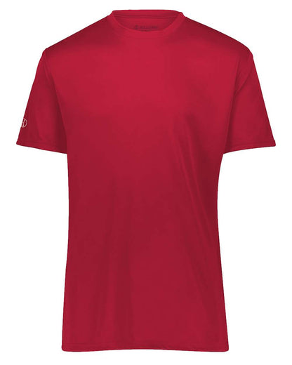 Holloway Youth Momentum T-Shirt 222819 #color_Scarlet