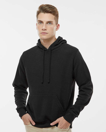 J. America Men's Cloud Fleece Hooded Sweatshirt 8620 #colormdl_Black