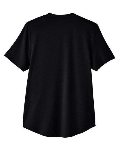 North End Women's JAQ Snap-Up Stretch Performance Polo NE100W #color_Black