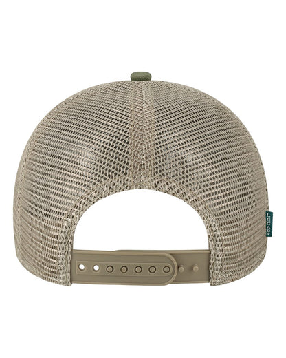 LEGACY Mid-Pro Snapback Trucker Cap MPS #color_Olive/ Dark Olive/ Dark Khaki