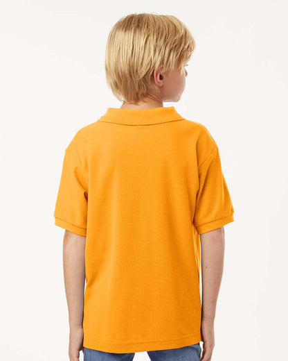 AllPro Youth Pique Polo 62800Y #colormdl_Gold