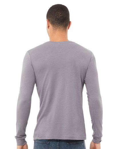 BELLA + CANVAS Unisex Jersey Long Sleeve Tee 3501 #colormdl_Storm
