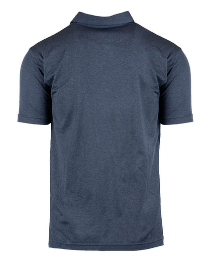 Burnside Dawn to Dusk Polo 0900 #color_Heather Ink Blue