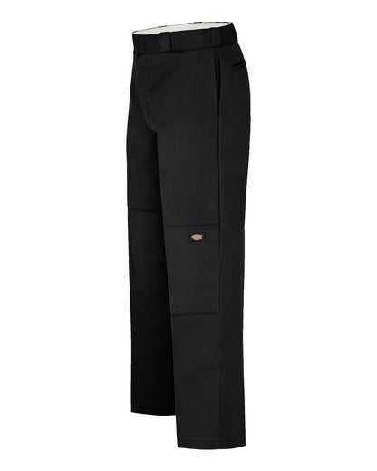 Dickies Men's Extended Sizes Double Knee Work Pants 8528EXT #color_Black - 32I