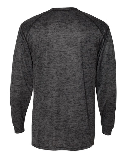 Badger Tonal Blend Long Sleeve T-Shirt 4174 #color_Black Tonal Blend