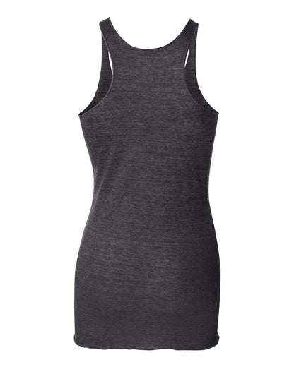 BELLA + CANVAS Women's Triblend Racerback Tank 8430 #color_Charcoal Black Triblend