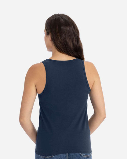 Next Level Women's Cotton Tank 3933 #colormdl_Midnight Navy