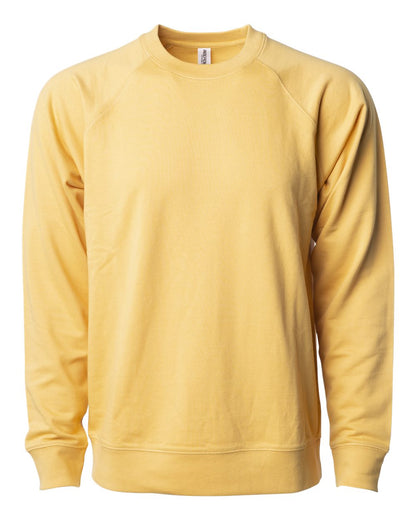 Independent Trading Co. Unisex Icon Lightweight Loopback Terry Crewneck Sweatshirt SS1000C #color_Harvest Gold