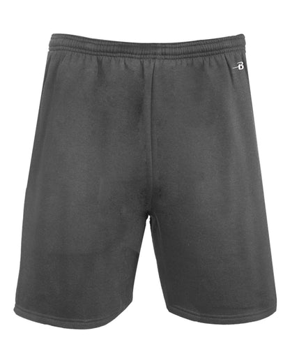 Badger Athletic Fleece Shorts 1207 #color_Charcoal