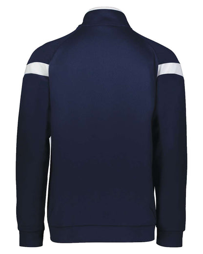 Holloway Youth Limitless Full-Zip Jacket 229679 #color_Navy/ White/ Navy