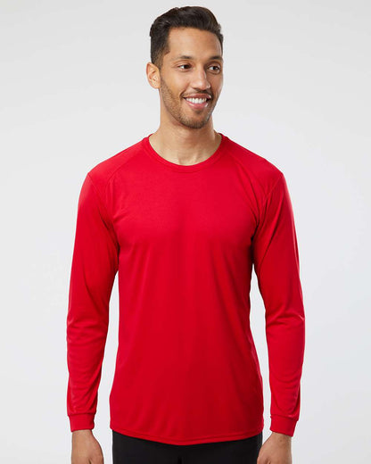 Paragon Unisex Long Islander Performance Long Sleeve T-Shirt 210 #colormdl_Red